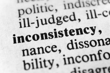 Obraz premium Inconsistency