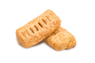 Puff buns isolated on white background
