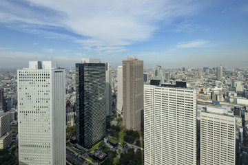 Obraz premium 展望室からスカイツリー方面の景観