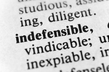 Indefensible