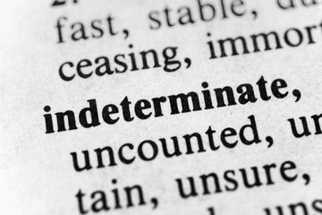 Obraz premium Indeterminate