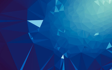 Obraz premium Abstract low poly background, geometry triangle