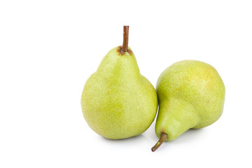 pears isolated on white background
