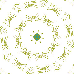 Yellow Abstract design