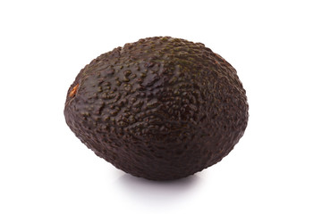 Avocado on white background