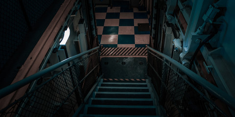 Fototapeta premium Submarine stairs