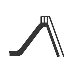 black silhouette slider with stairs vector illustration