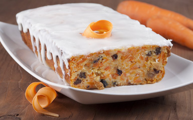 Carrot cake  .