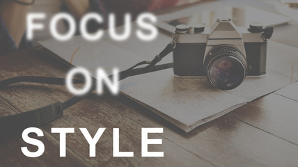 Focus On Style Message Concept