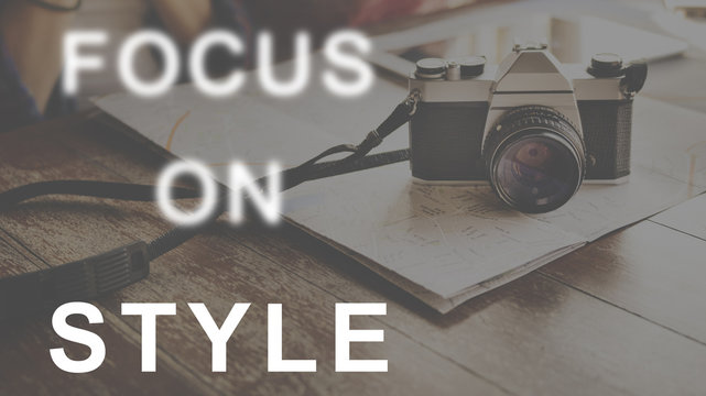 Focus On Style Message Concept