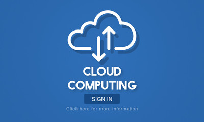 Cloud Computing Network Storage Technology Data Concept
