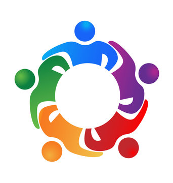 Logo teamwork business success people