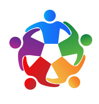 Logo teamwork business success people