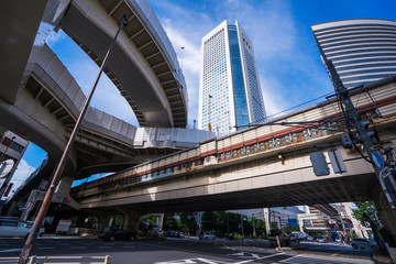 東京　首都高速道路　西新宿ジャンクション 