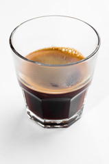 .espresso on a white background