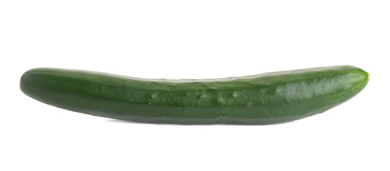 Cucumber on white background.
