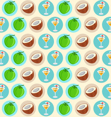 Tropical Island : island Elements : Vector Illustration 