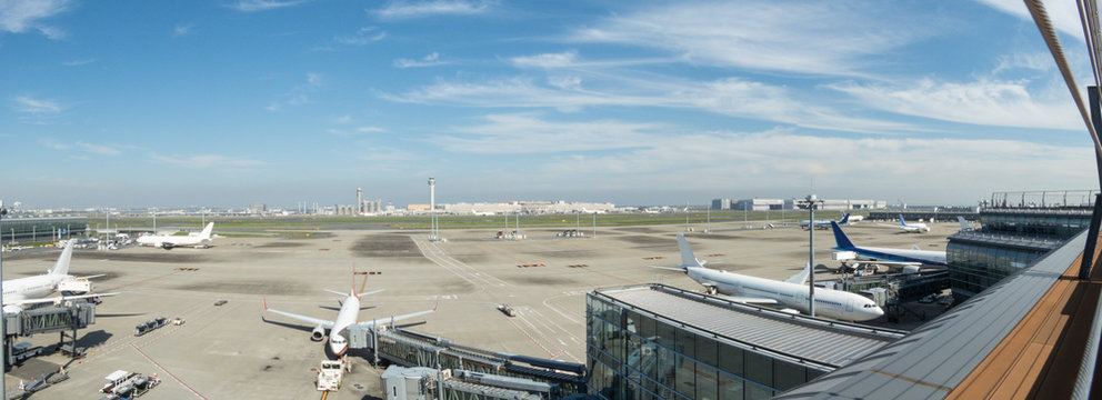 羽田空港 国際線ターミナルからの風景