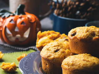 Sweet squash muffins