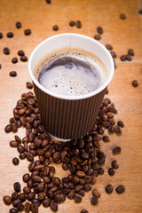 fresh hot coffee