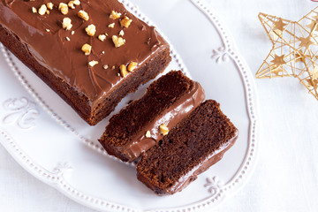 Chocolate Christmas cake