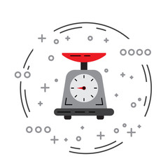 Obraz premium flat icons of scales