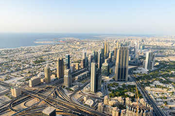 Fototapeta na wymiar City Skyline of Dubai, United Arab Emirates