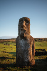 Moai at sunrise