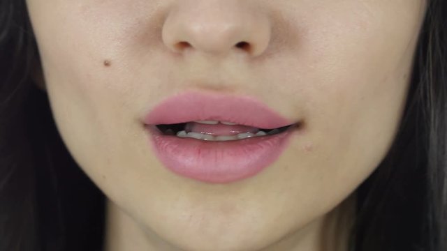 Smoking Girl Lips, Smoke of Cigarette