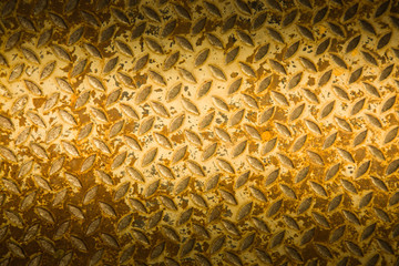 Metal non slip surface background.