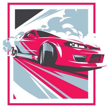 vecteur de logo jdm