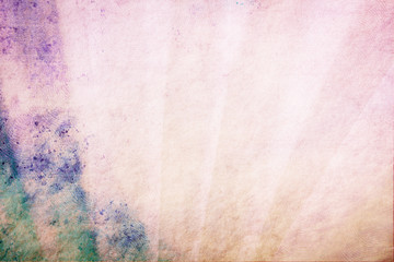 Beautiful vintage decorative paper texture with color stains