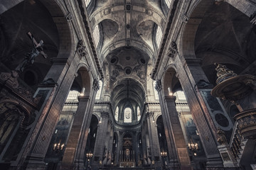 Fototapeta premium Saint-Sulpice church in Paris