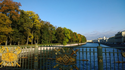 Beautiful St. Petersburg in the autumn
