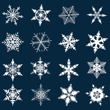 Snowflakes Set - 16 beautiful eps
