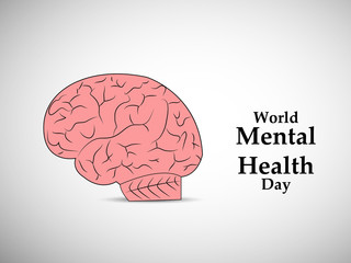 World Mental health day background