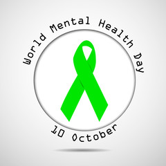 World Mental health day background