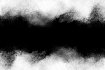 Abstract background. Movement of smoke with background is dark.