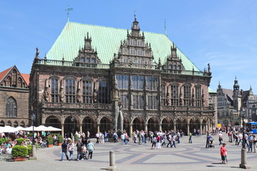 Obraz premium Rathaus Bremen