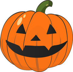 scary pumpkin for Halloween