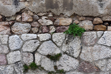 Background pattern of stone concrete wall