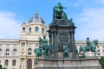 Natural History Museum and Maria Theresia monument