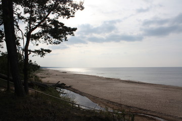 Seascape in Latvia.