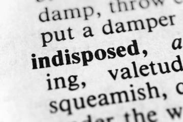 Fototapeta premium Indisposed