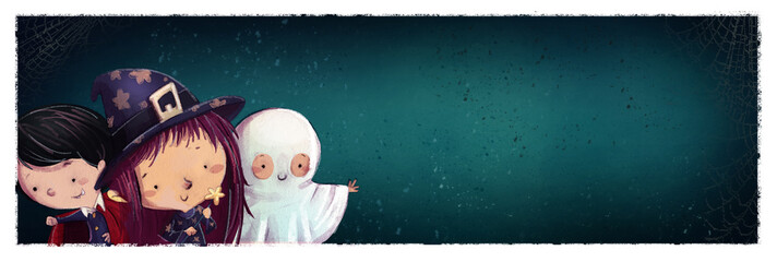 niños en halloween © cirodelia