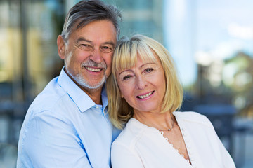 Senior Couple Outdoors
