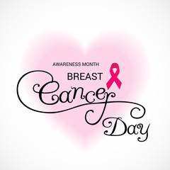 Fototapeta na wymiar Breast Cancer Day.