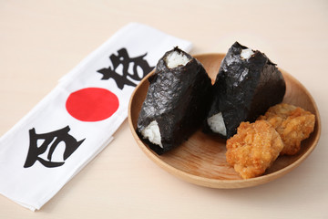 合格はちまき　おにぎり