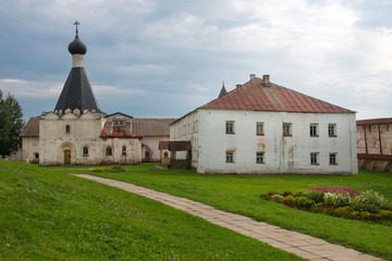 Hospital church Euphymia the Great on the building background La