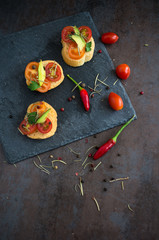 Bruschetta with avocado